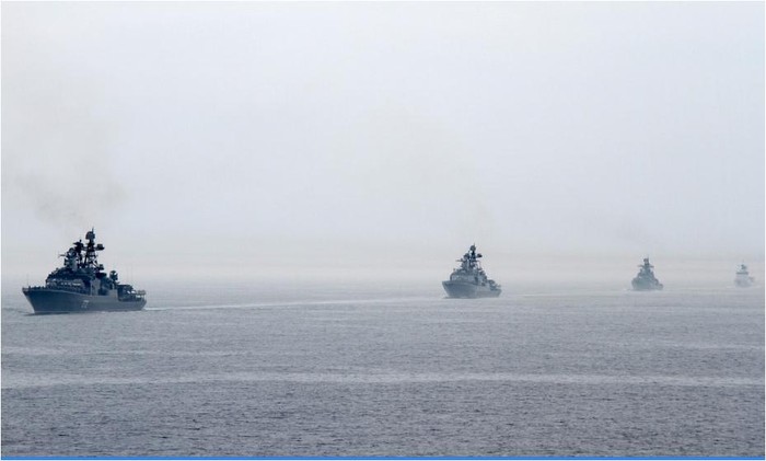 Dàn tàu chiến của Hạm đội Thái Bình Dương - Hải quân Nga